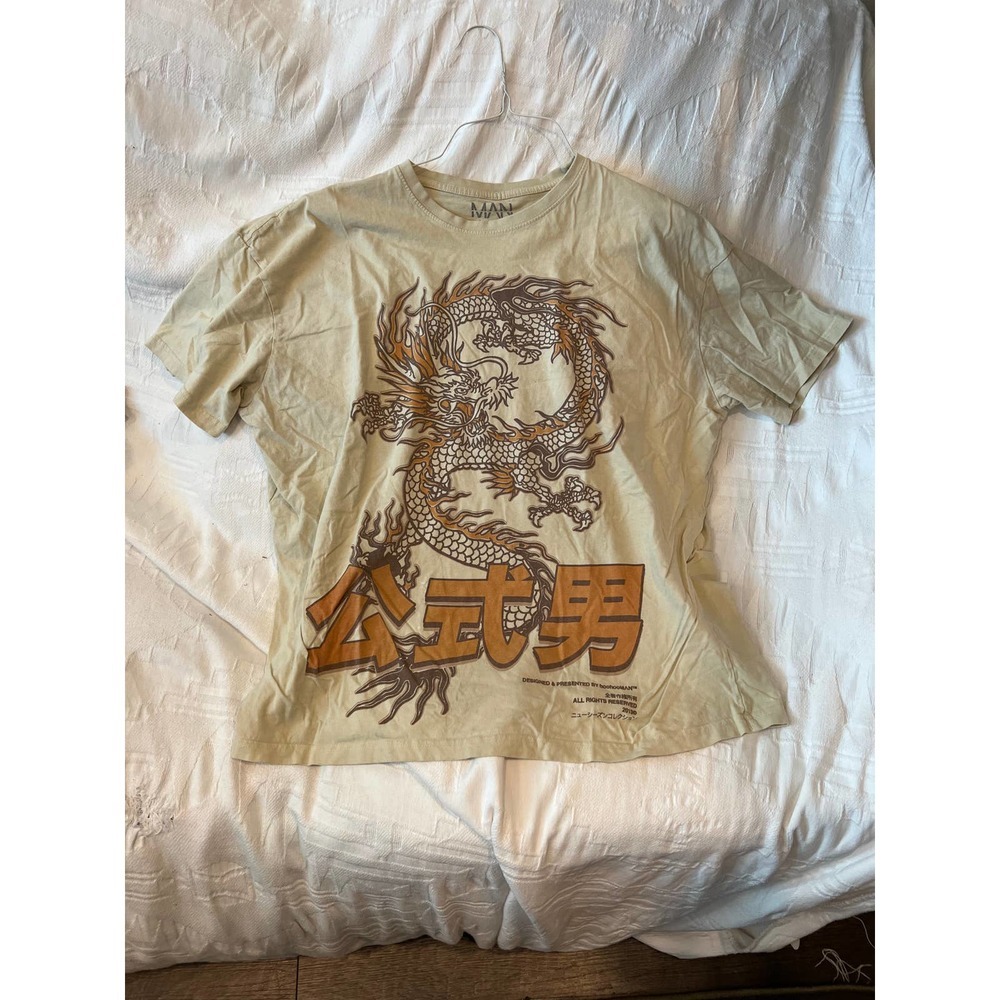 BooHooMan Dragon T-Shirt Mens M